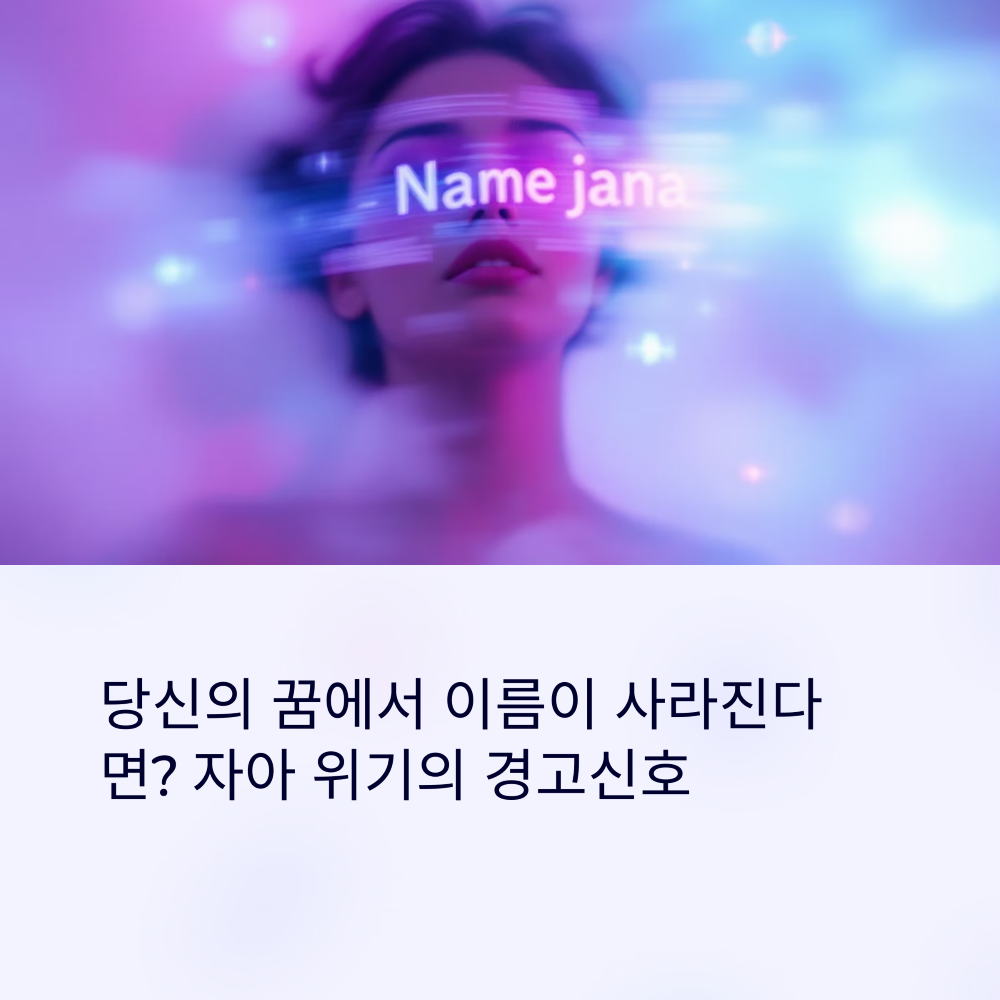 이름이 사라지는 꿈 썸네일