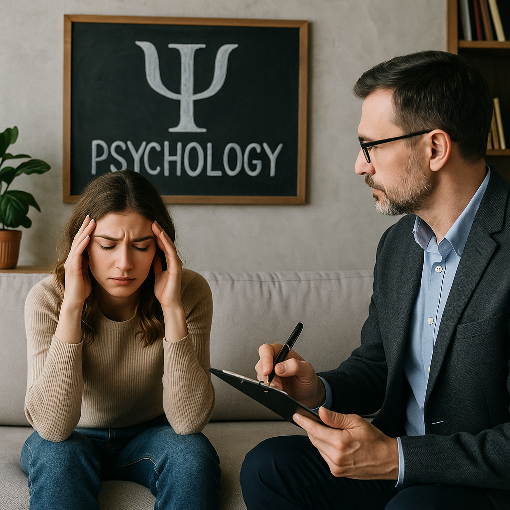 심리 상담 모습