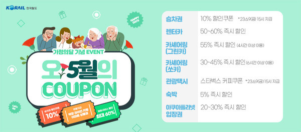 코레일톡 토털여행서비스