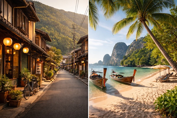 일본 vs 동남아 비교