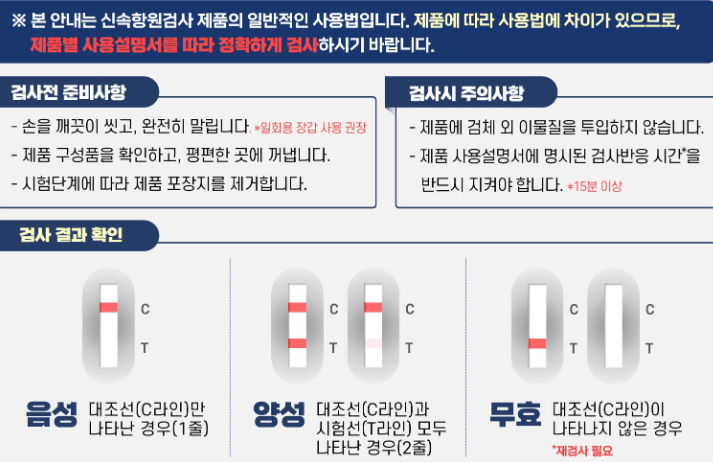 코로나 검사비용 사진