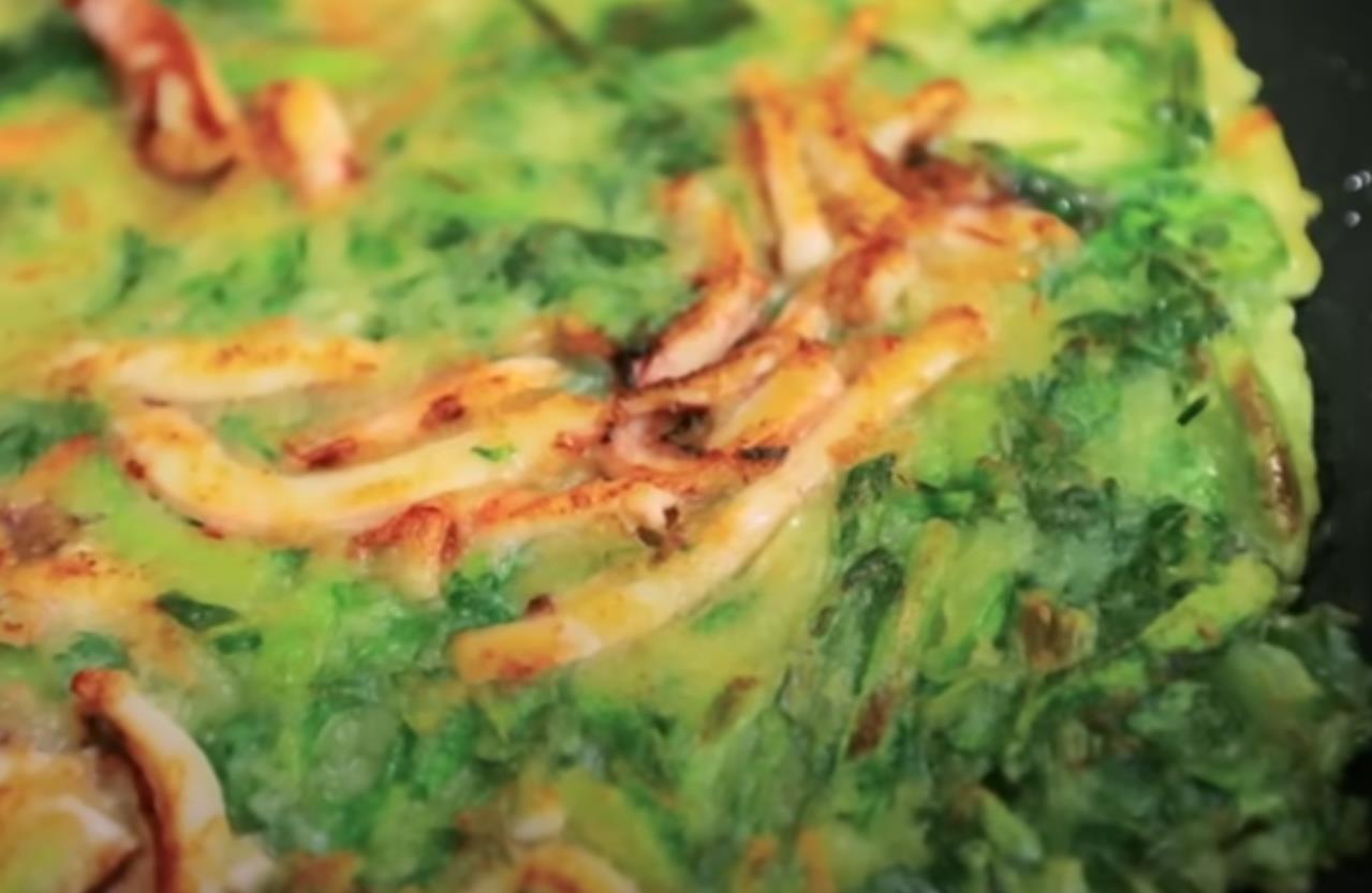 생방송오늘아침 하화도 부녀회식당 부추전