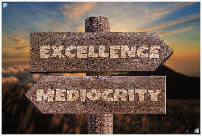 이정표 탁월함과 평범함
