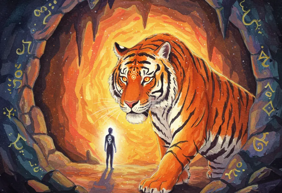 호랑이에게 쫒기는 꿈 해몽