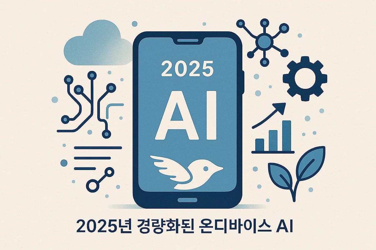 2025년 경량화된 온디바이스 AI 관련 이미지