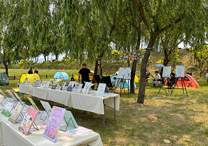 장성 황룡강 길동무 꽃길 축제