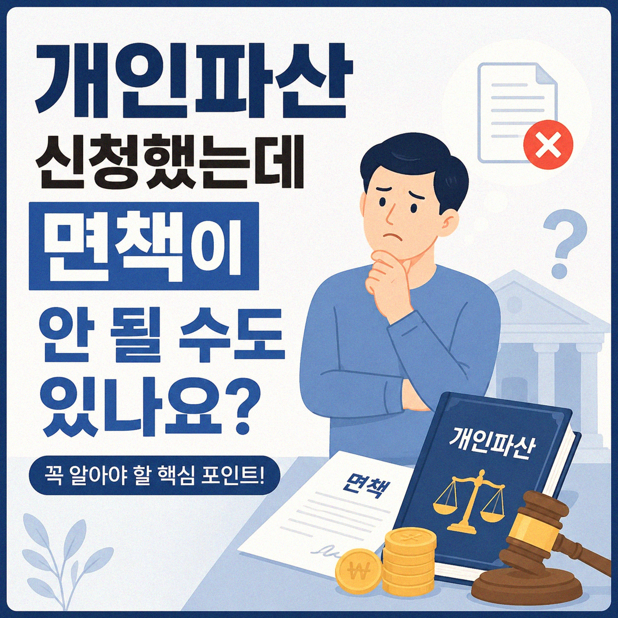 개인파산 신청했는데 면책 안 된다면 어떻게 되나