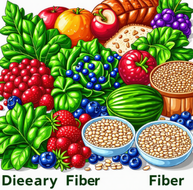 식이섬유의 중요성 관련 이미지