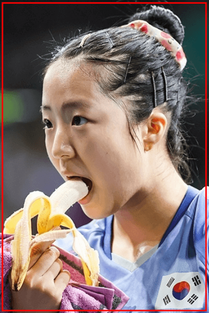 신유빈 먹방