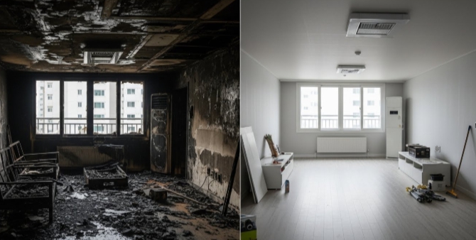 당진 화재청소 전문업체