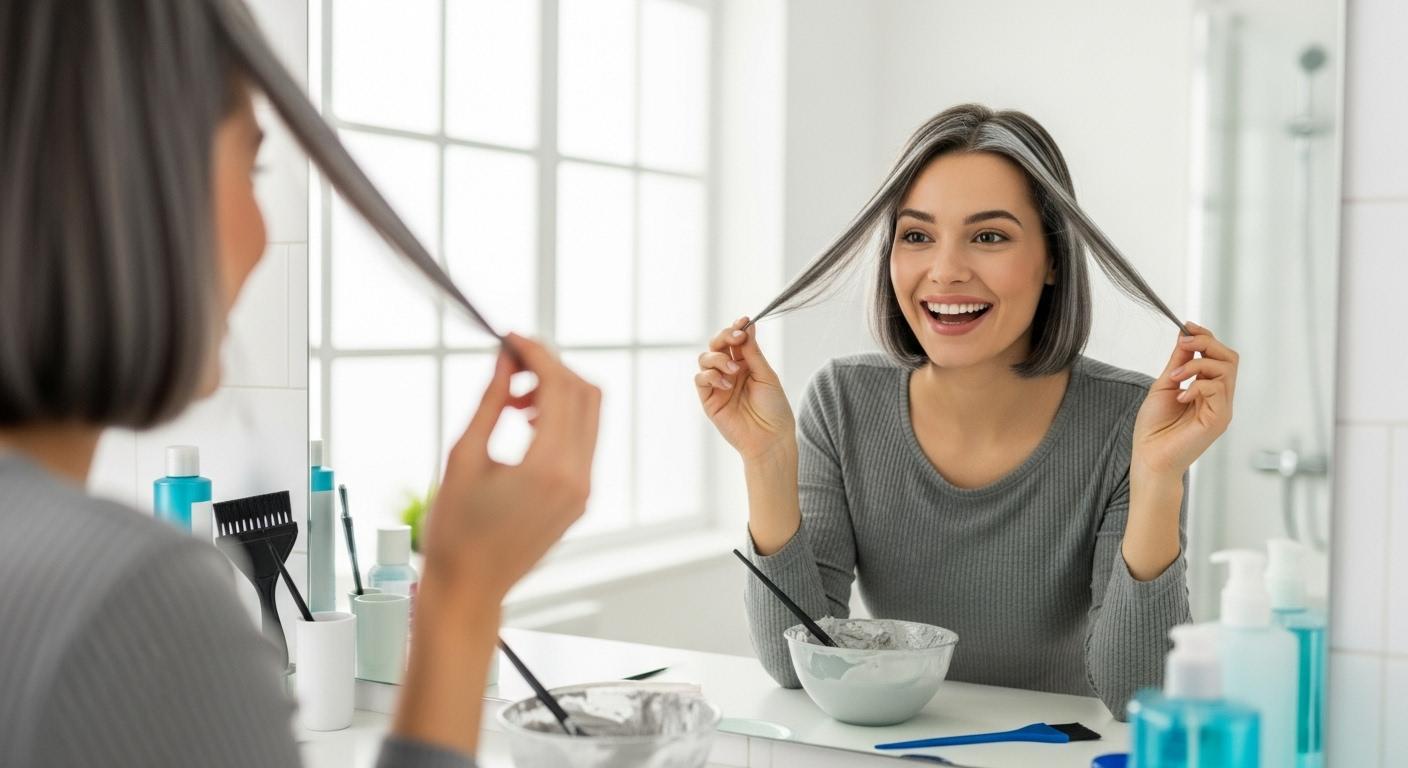 새치 컬러 염색