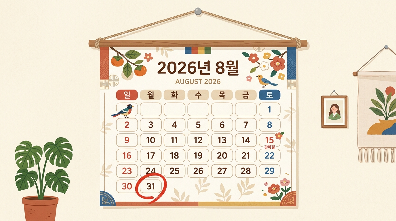 고유가 피해지원금 사용기간 마감일인 8월 31일을 강조한 이미지