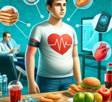 비만, 대사질환 관련 사진