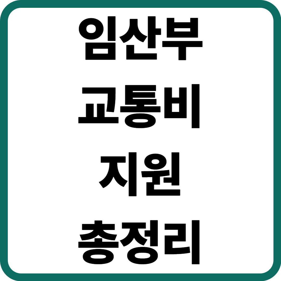 2026년 최신 임산부 교통비 지원 총정리, 신청 조건과 혜택 한눈에 보기