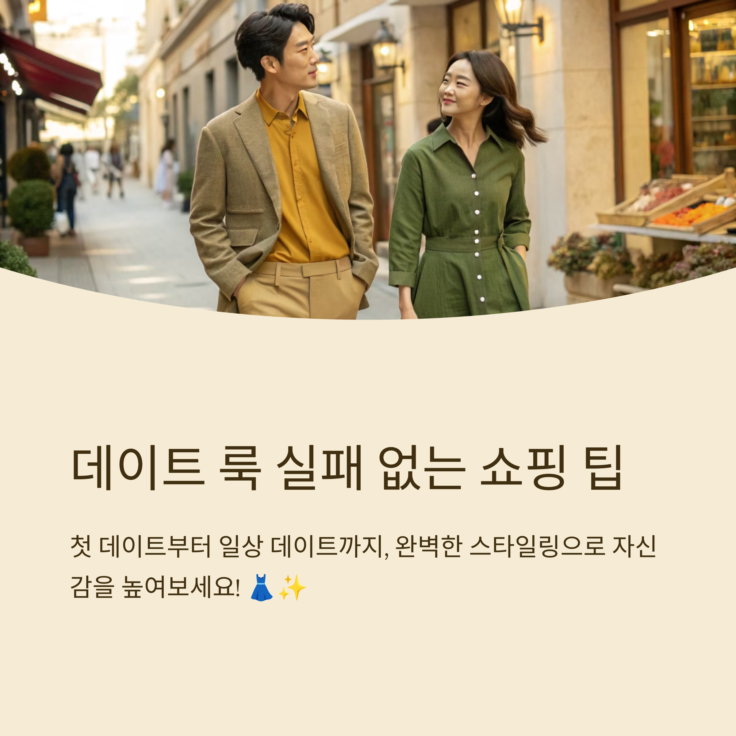 데이트 룩 실패 없는 쇼핑 팁