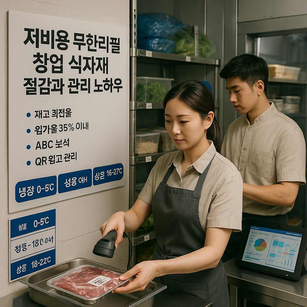 저비용 무한리필 창업 식자재 절감과 관리 노하우