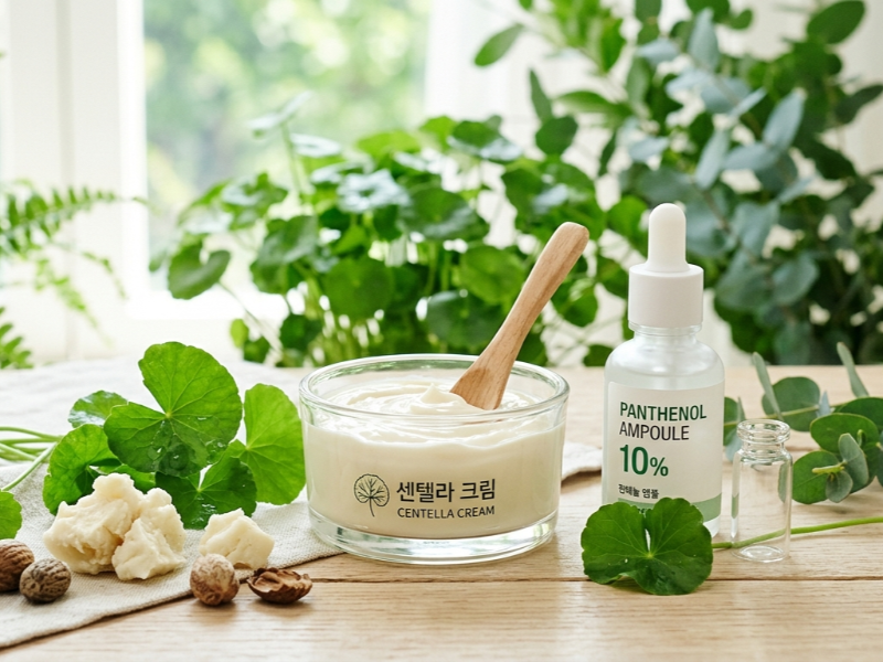 병풀추출물, 시어버터 등 임산부에게 안전한 천연 유래 성분 이미지