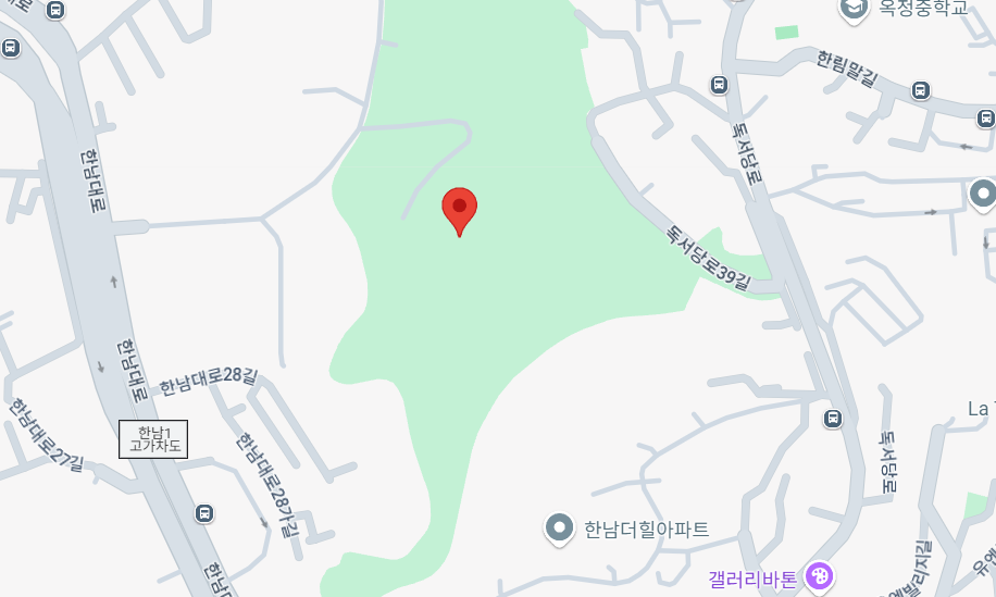 한남동 대통령 관저 위치