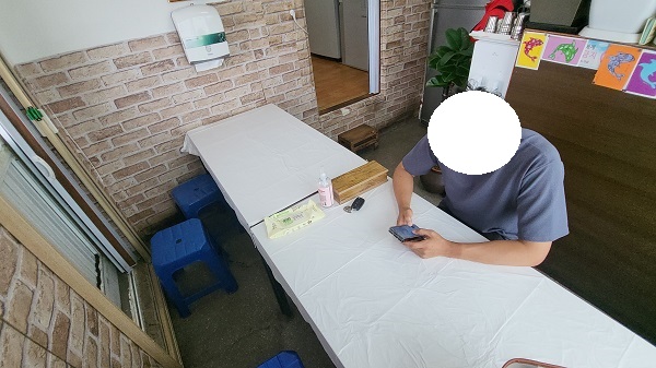 전남 고흥 아람분식 내부