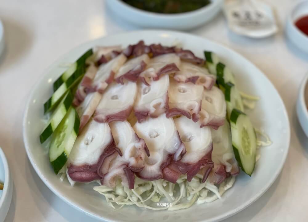 분당 안동국시 맛집 소호정 서현점 - 단품 참문어 숙회