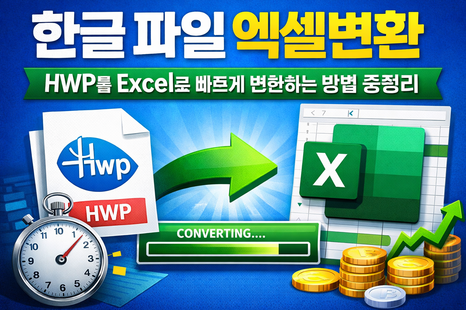 한글 파일 엑셀변환