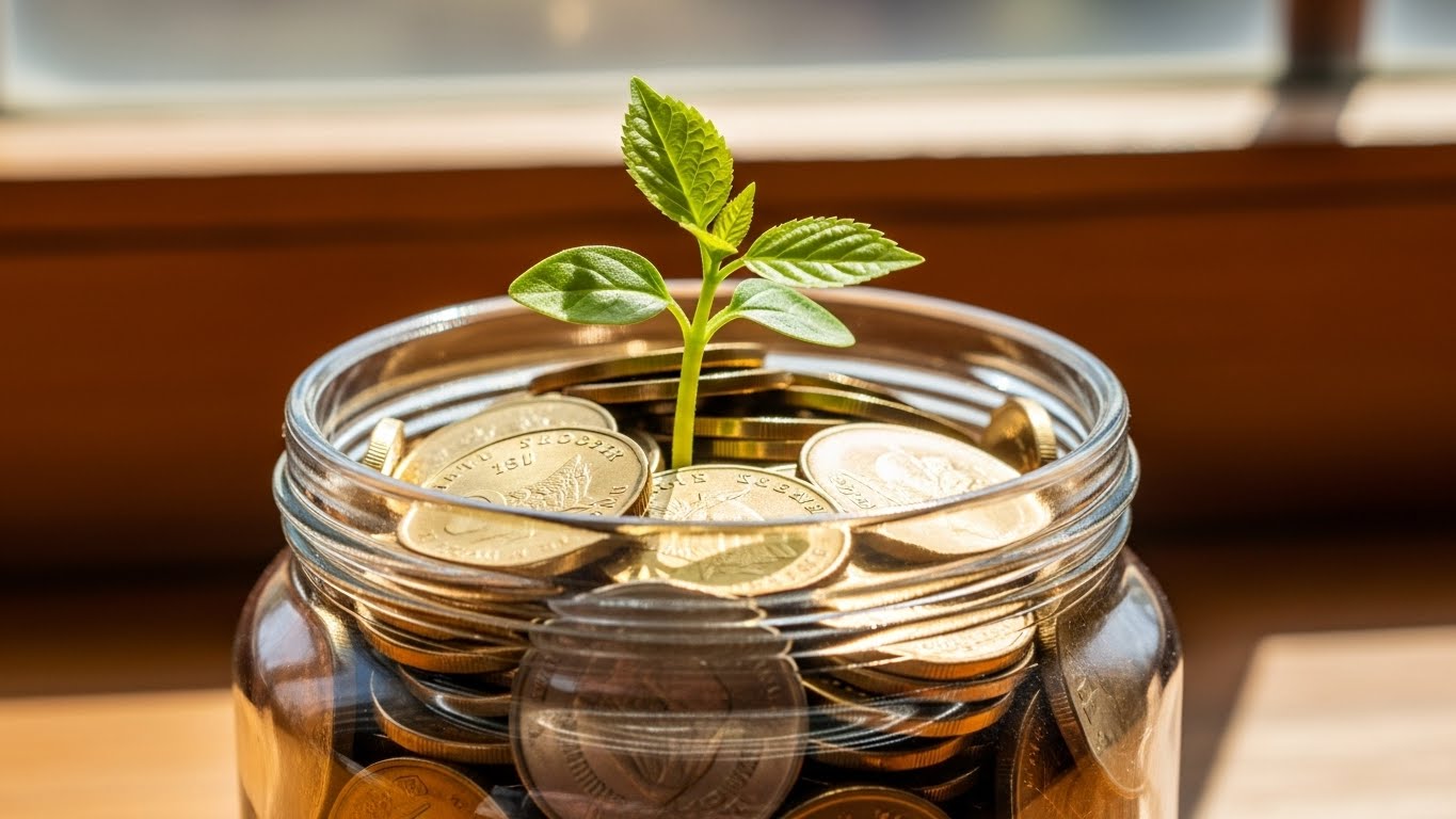 절세 계좌 내에서 자산이 비과세 혜택을 받으며 성장하는 모습을 형상화한 이미지