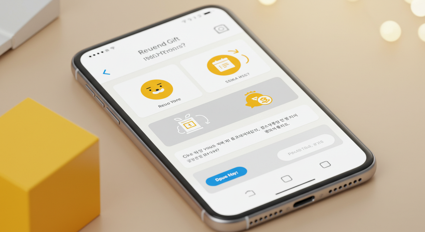 환불지연&amp;#44; 카톡선물하기&amp;#44; 카카오환불