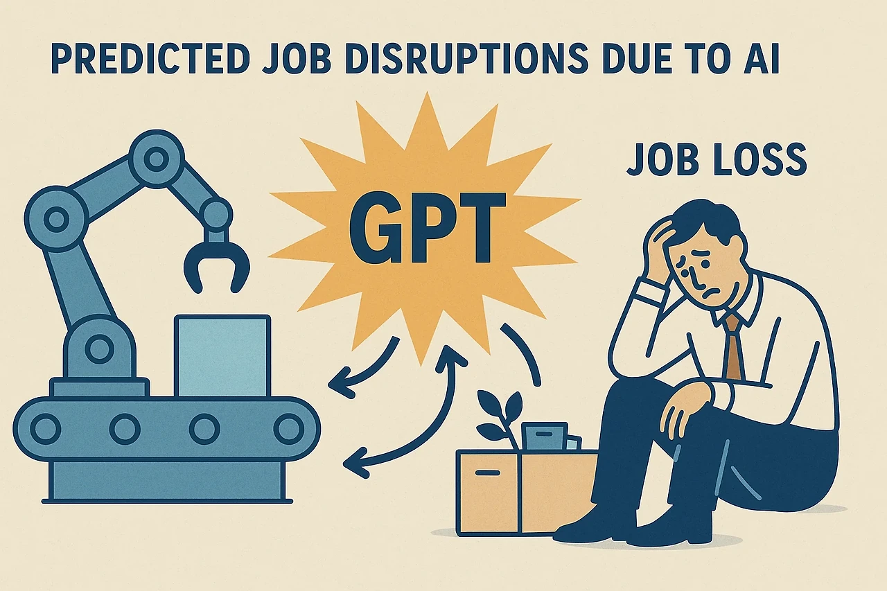 AI로 인한 일자리 변화 예측 (자동화, GPT, 실직위험) 관련 이미지