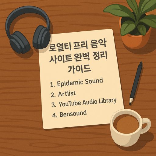 로열티 프리 음악 사이트 완벽 정리 가이드 관련 이미지