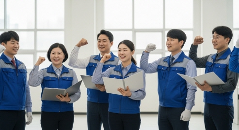 노동자 권리 보호를 외치는 집회