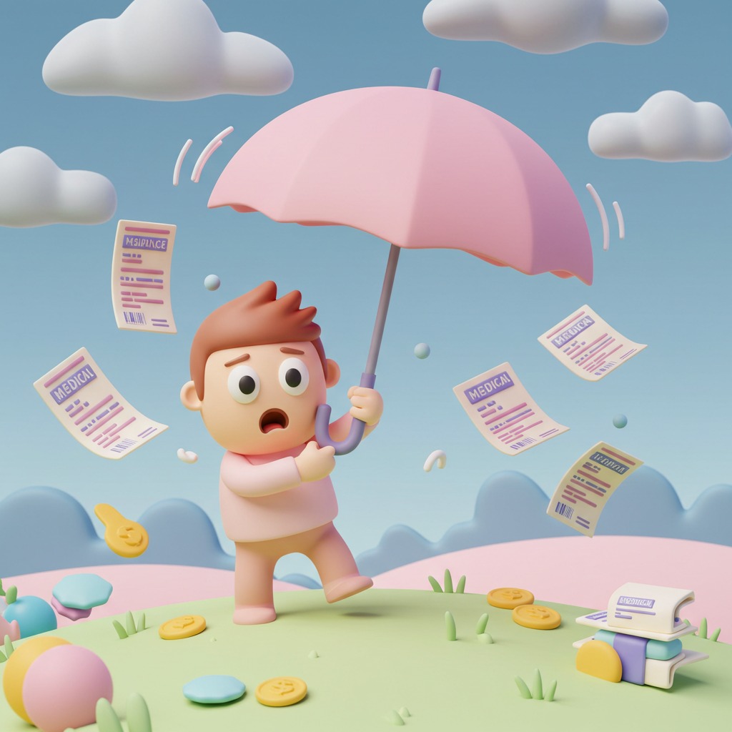 2025년 실손보험 개편으로 인한 도수치료 보장 축소를 표현한 이미지