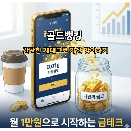 골드뱅킹 ❘ 자산 방어하기: 월 1만원 소액 재테크 완벽 가이드