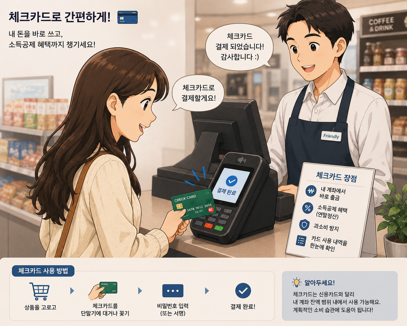 대학생과 사회초년생이 이용하기 좋은 BEST 3 체크카드