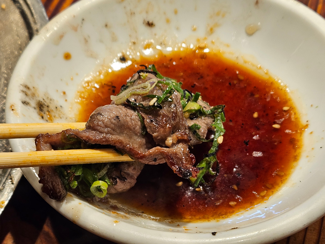 오사카 야키니쿠 돈돈 파말이 고기