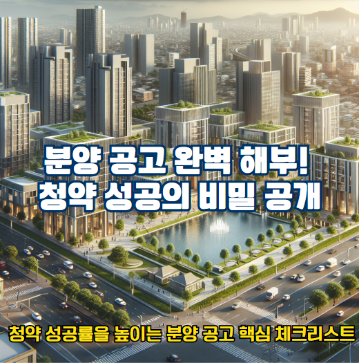 분양 공고