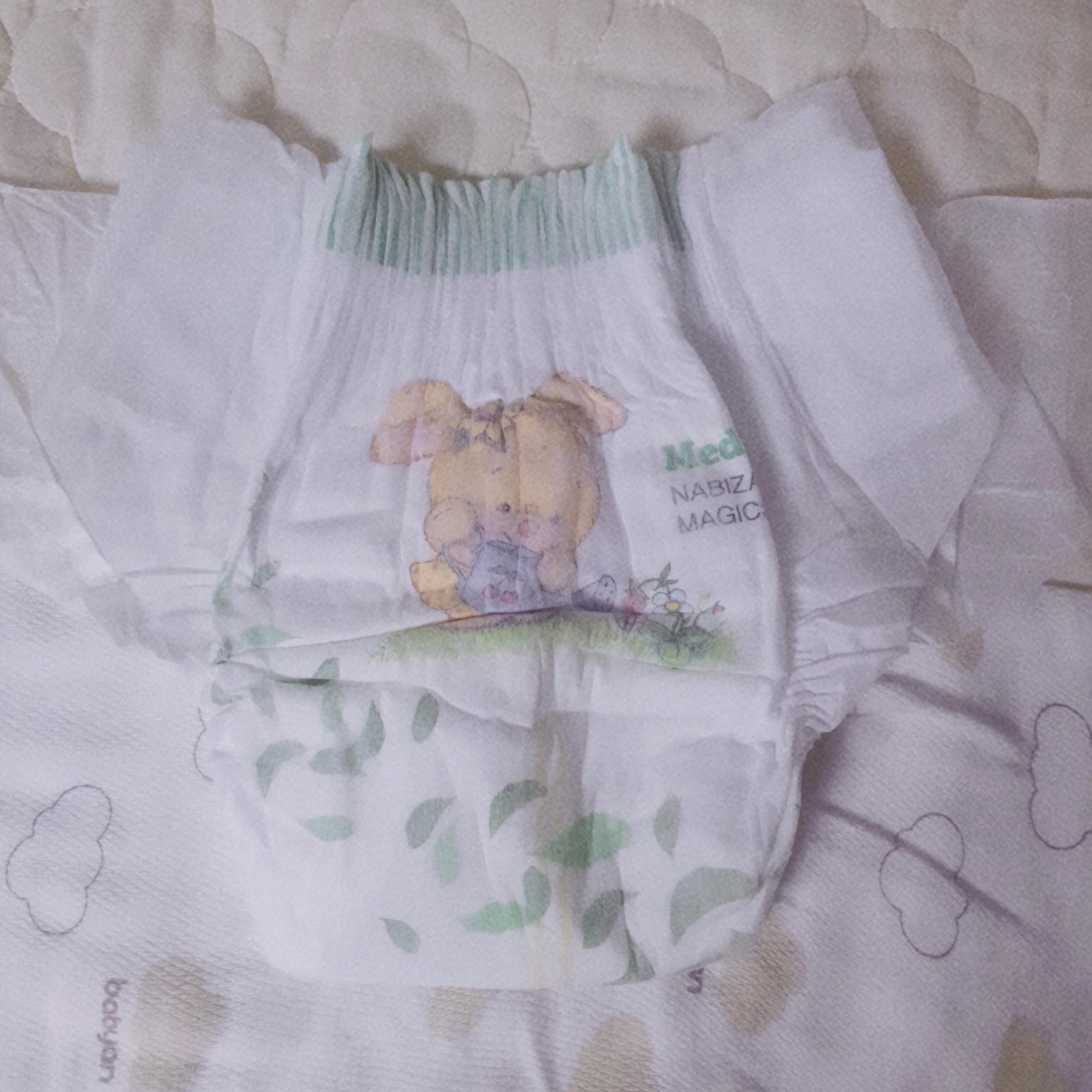 나비잠 기저귀 실물 사진 밴드형4