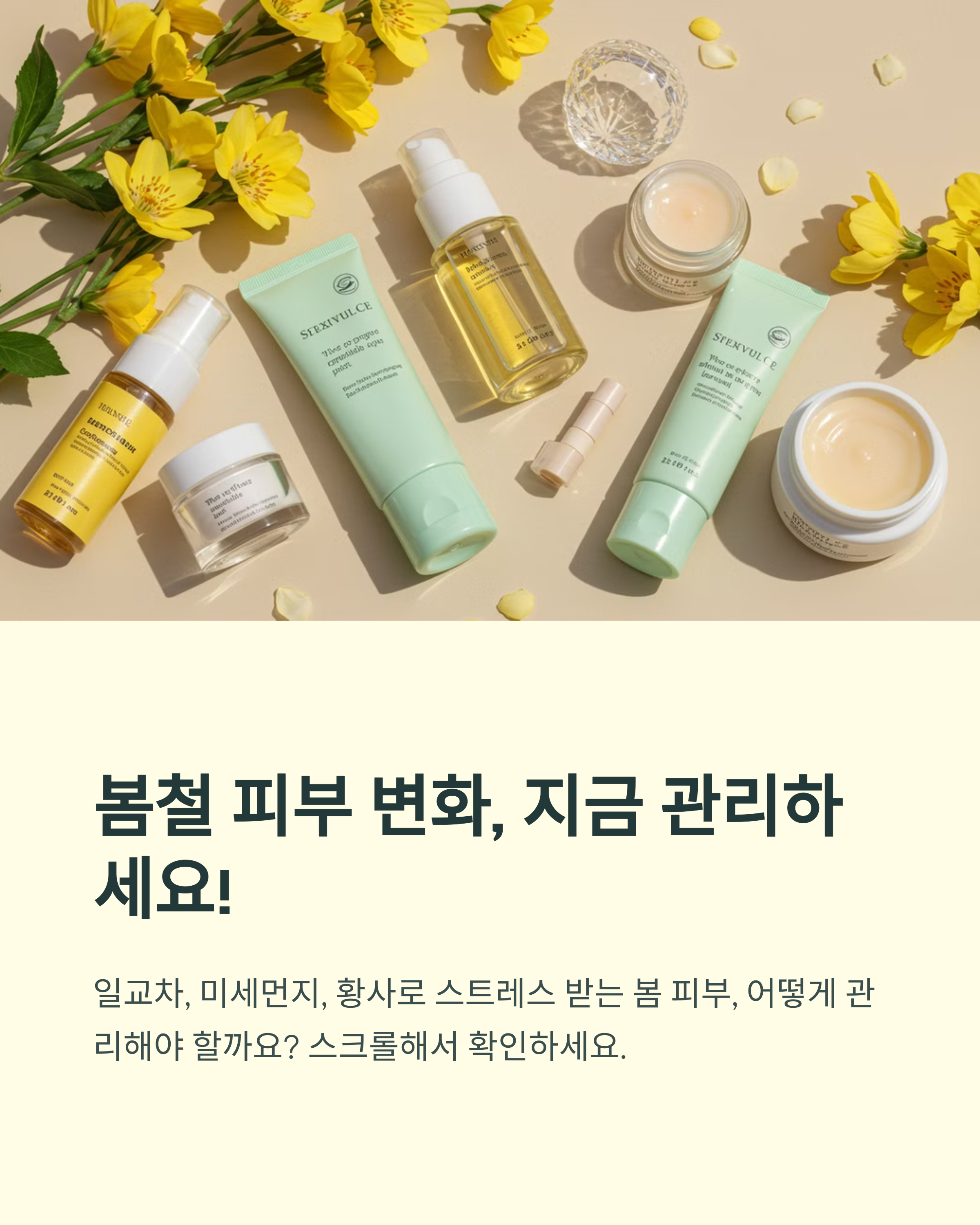 봄철피부변화관리