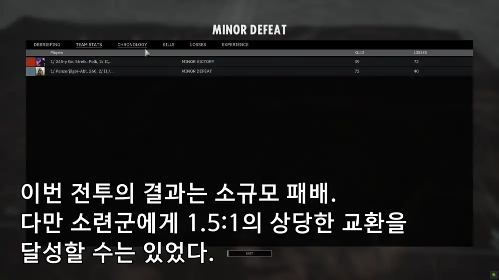 전투 결과.