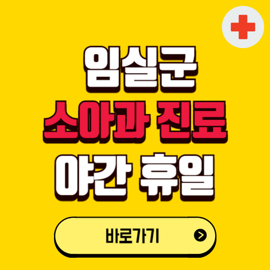 임실군 야간 소아과 진료병원 찾기 ❘ 24시 일요일 주말 연휴 응급진료 추천 잘하는 곳