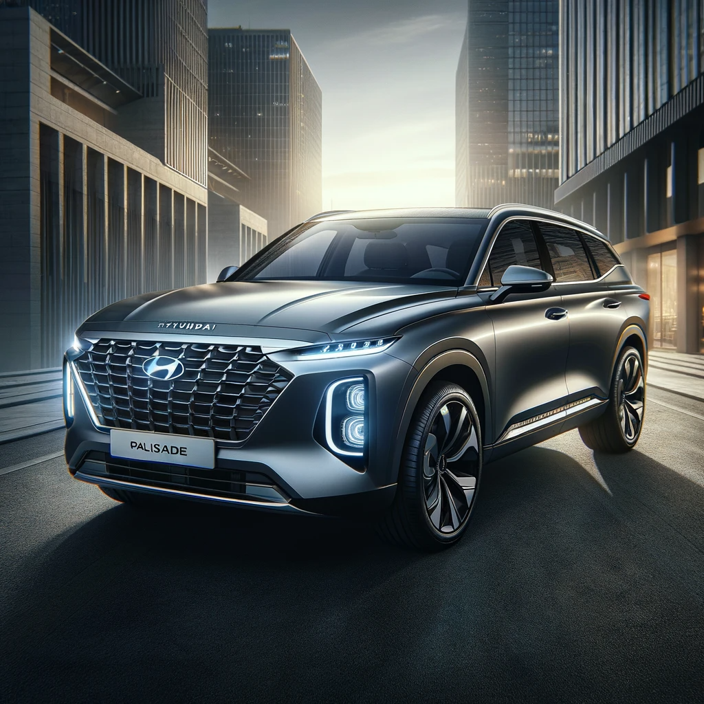 현대 팰리세이드를 바탕으로 한 현대적이고 세련된 디자인