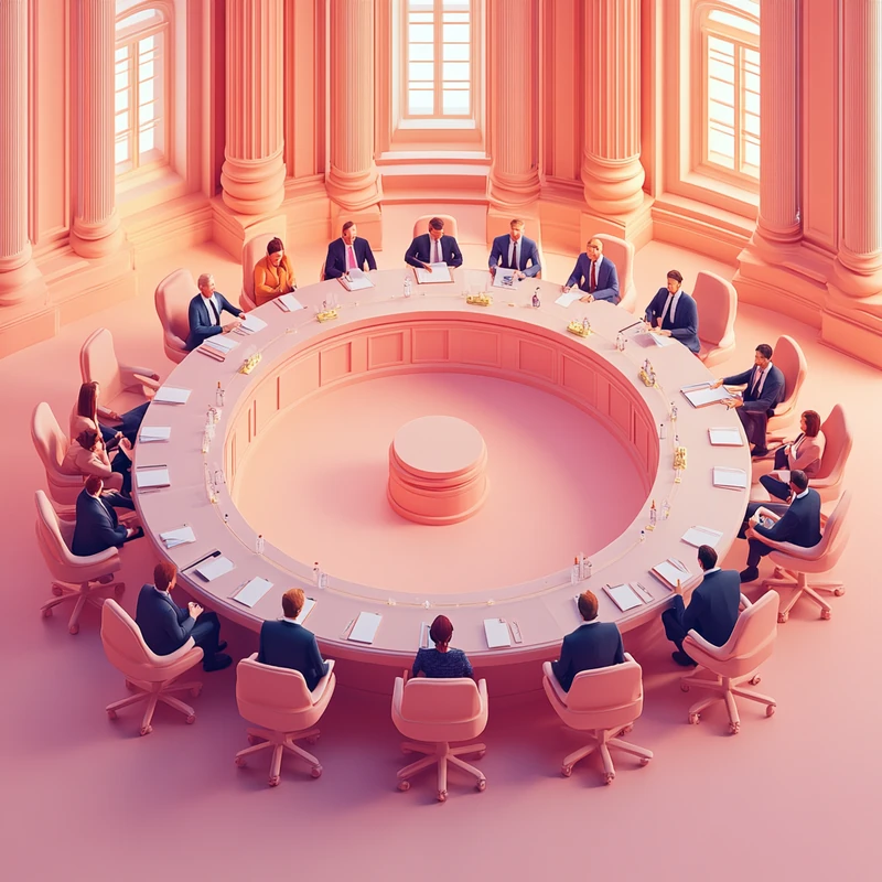 정부의 2025 연금 ETF 2차 추경 및 경제 활성화 정책을 논의하는 공식 회의 현장, 국가 정책, 금융시장 성장, 연금제도 변화 분석