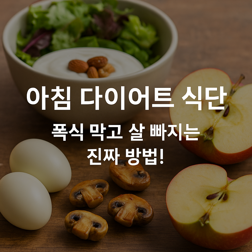 아침 다이어트 식단