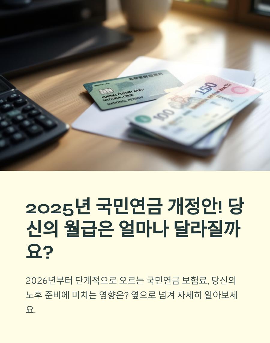 국민연금 보험료율 인상, 나는 얼마나 더 내게 될까
