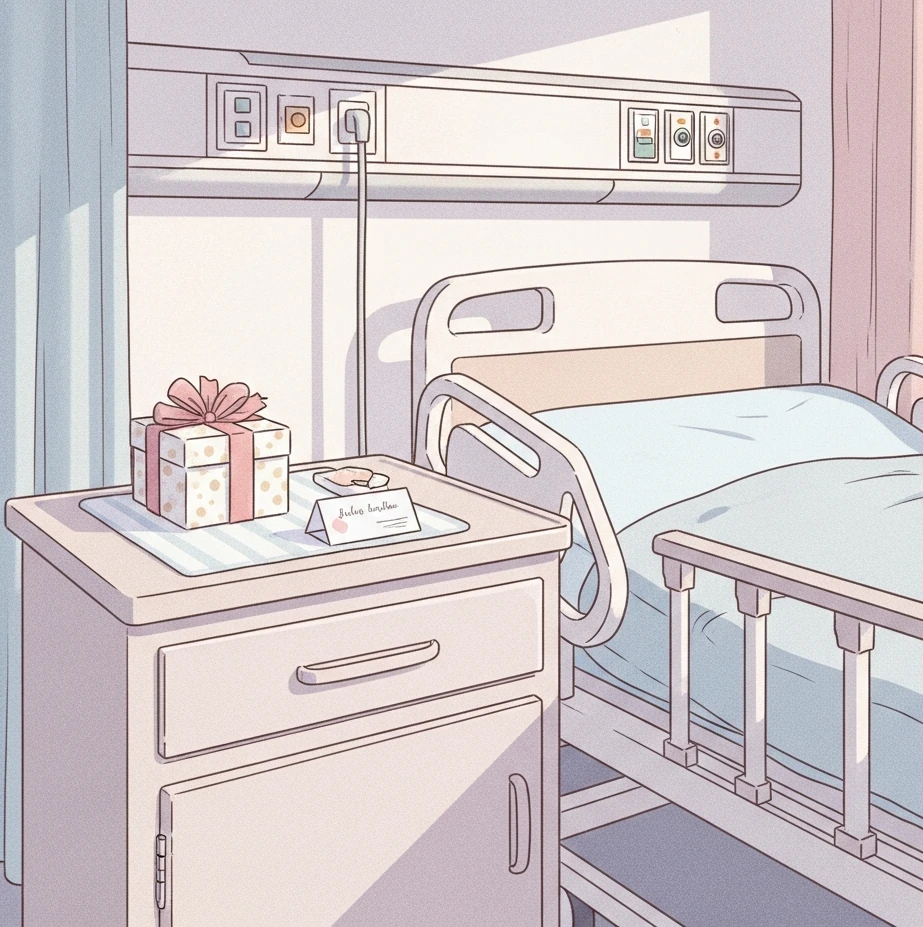 병문안 선물과 카드