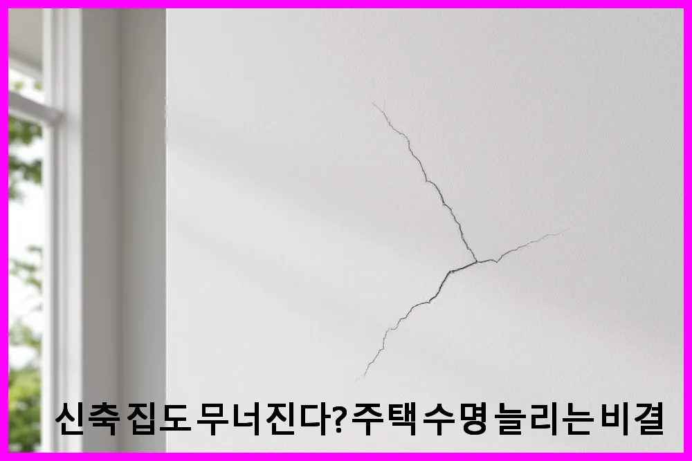 신축 집도 무너진다? 주택 수명 늘리는 비결