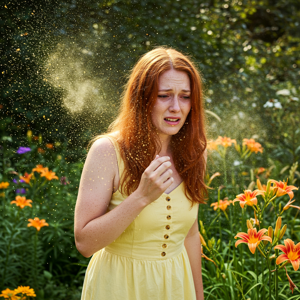 꽃가루 관련 사진