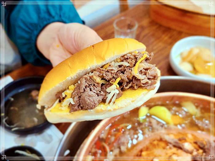 인천, 문학 경기장 맛집 서울식 불고기, 소고기 한우 불고기버거