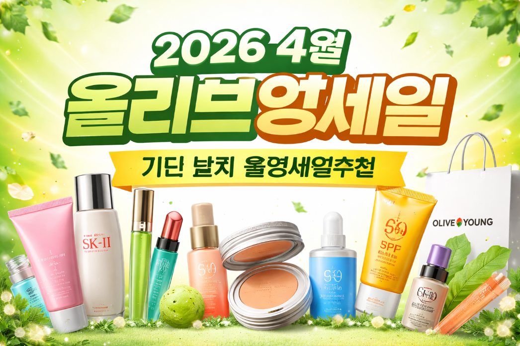 2026년 4월 올리브영 세일 날짜&middot;품목&middot;혜택 총정리