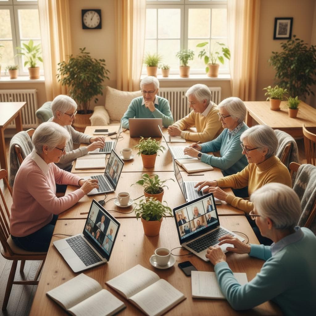 시니어를 위한 평생 학습 플랫폼: 온라인 강좌, 문해 교육, 디지털 문해력 강화 프로그램