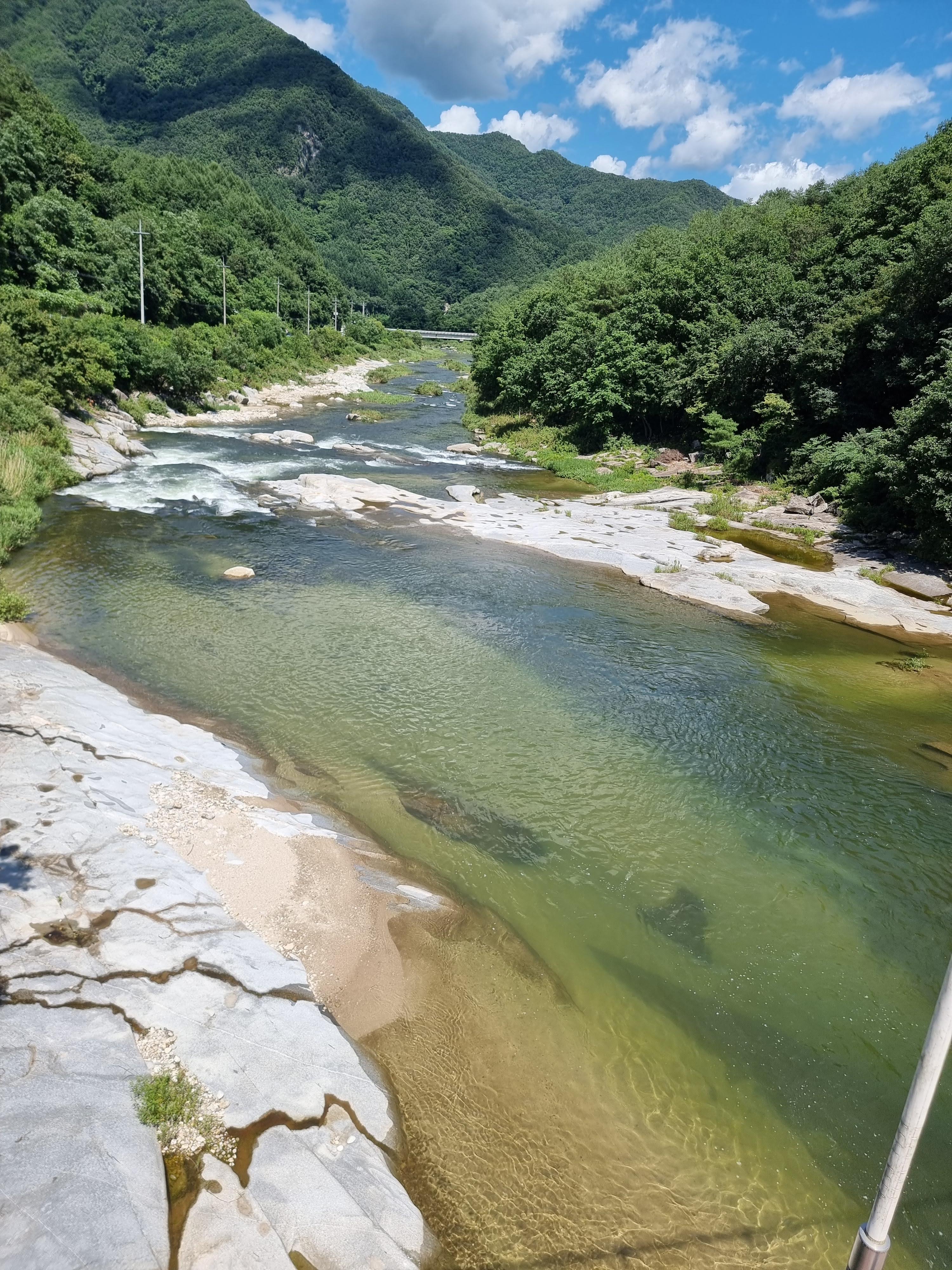 곡운구곡 계곡 전경
